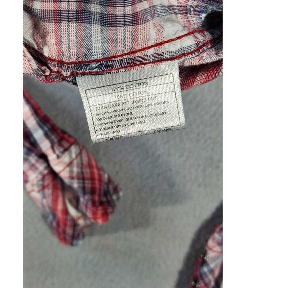 Ariat Women’s Plaid Western Shirt Small Pearl Snap Rodeo Cowgirl festival - Picture 7 of 10